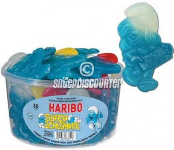 Haribo snoep Veggie -Super Smurfen -Silo 30 stuks