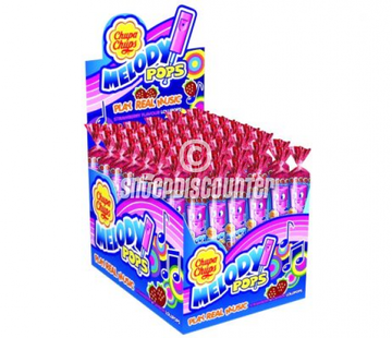 Chupa Chups Melody Pops Fluit Lolly -Doos 48 Stuks