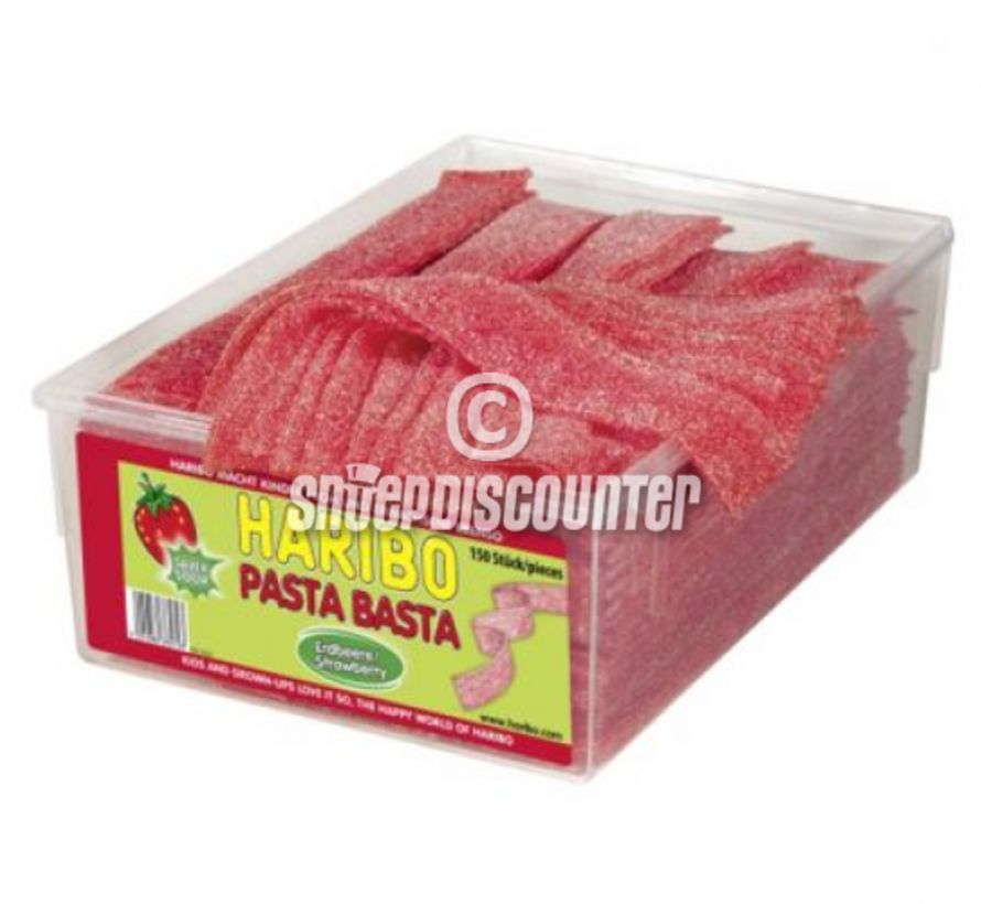 Pasta Basta Aardbei Matjes Haribo Silo 150 Stuks VEGGIE