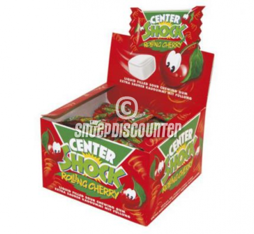 Center Shock Kers Zure Kauwgom Doos 100 Stuks