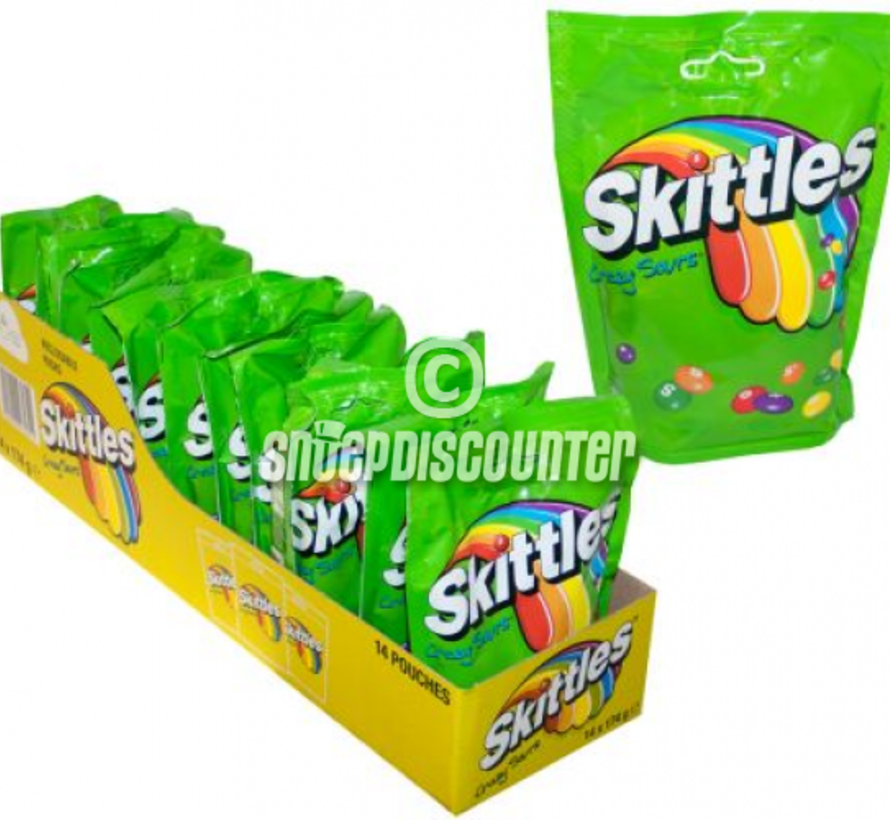 Skittles Crazy Sours -Doos 14 x174 gram