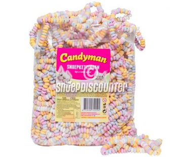 CandyMan Candyman Retro Snoepkettingen Zak 100 Stuks
