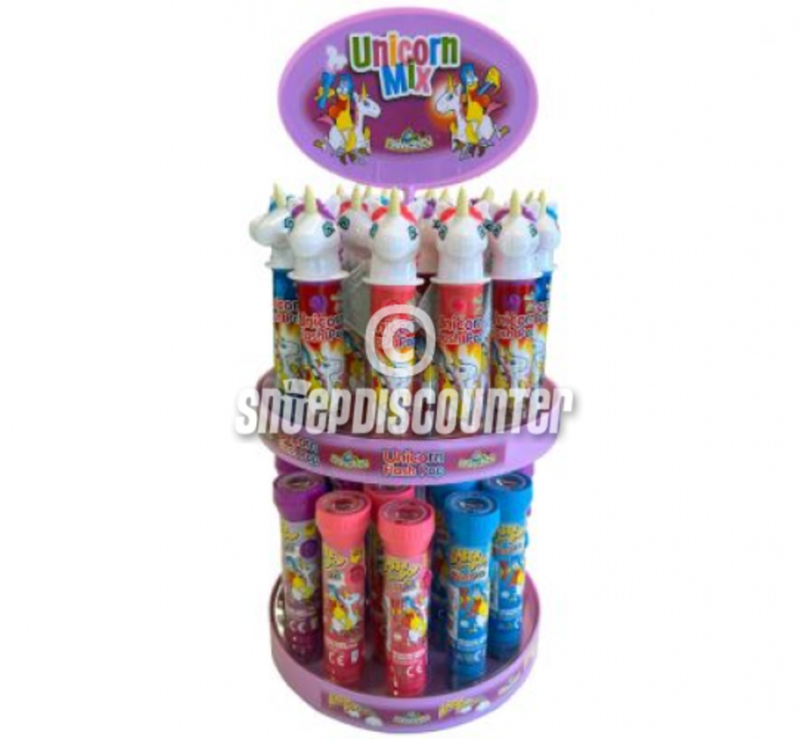 Unicorn Tower Laser&Flashpop - display 36 stuks