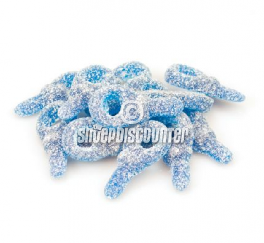 Zure blauwe Sleuteltjes 800 gram