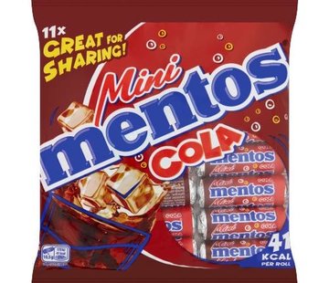 Mentos Mini Mentos Cola rolletjes - zakjes 11 stuks