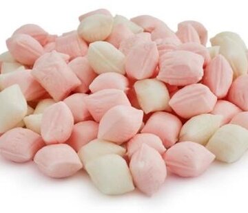 Baby Roze - witte Kussentjes - 1 Kg