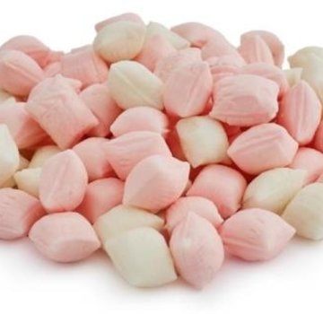 Baby Roze - witte Kussentjes - 1 Kg