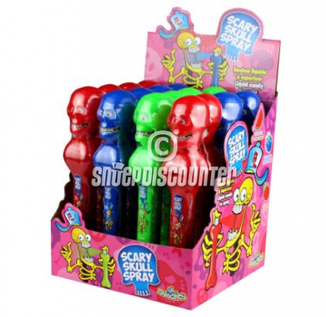 Halloween Scary Skull Spray -Doos 16 stuks