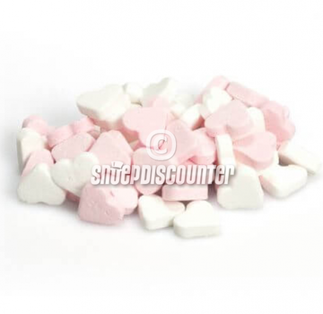 Baby Roze Pepermunt Mini Hartjes 1 Kilo