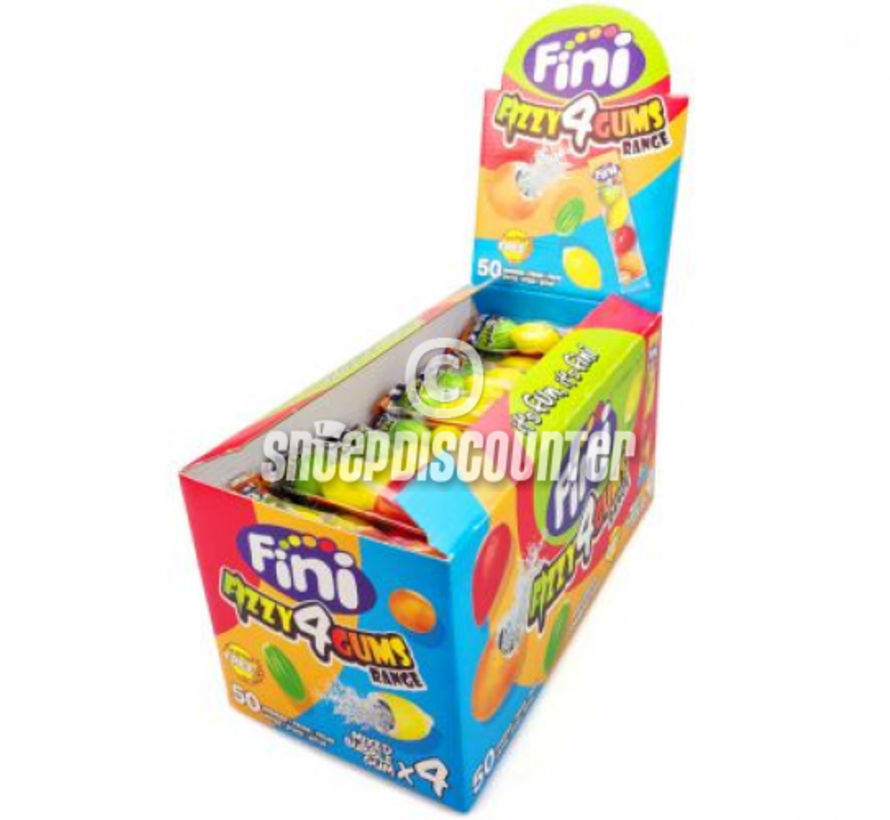 Fruit Salad 4 gum pack -Doos 50 stuk
