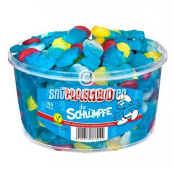 Haribo Blauwe Smurfen -Silo 150 stuks