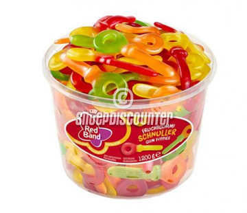 Red Band snoep Fruit Spenen Red Band  -Silo 100 Stuks