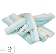 Confiserie A L'ancienne Blauw Witte Spek Reepjes -Doos 2 Kilo