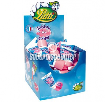 Lutti TubbleGum Tutti Frutti- Doos 36 Stuks