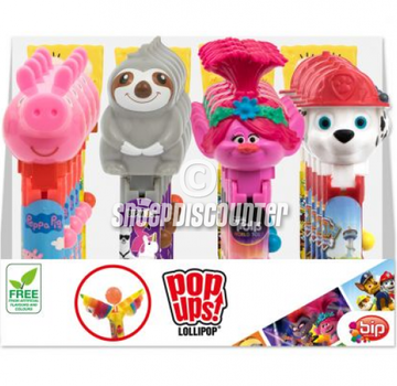 Bip Pop Ups Lollipop Mix -Doos 20 stuks