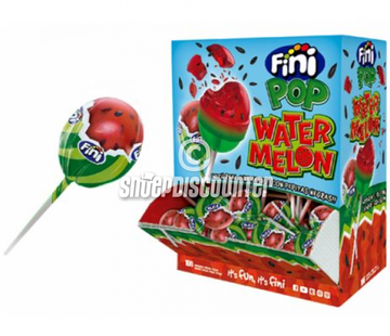 Fini Watermeloen Lolly - Doos 100 stuks