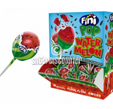 Fini Watermeloen Lolly - Doos 100 stuks