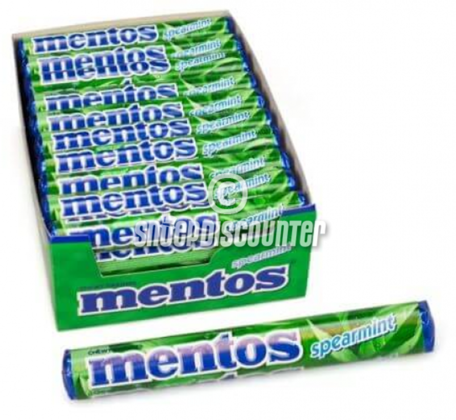 Mentos Spearmint Chlorophylle -Doos 40 stuks