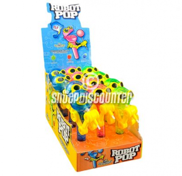 Funny Candy Robotman Lolly - Doos 12 stuks