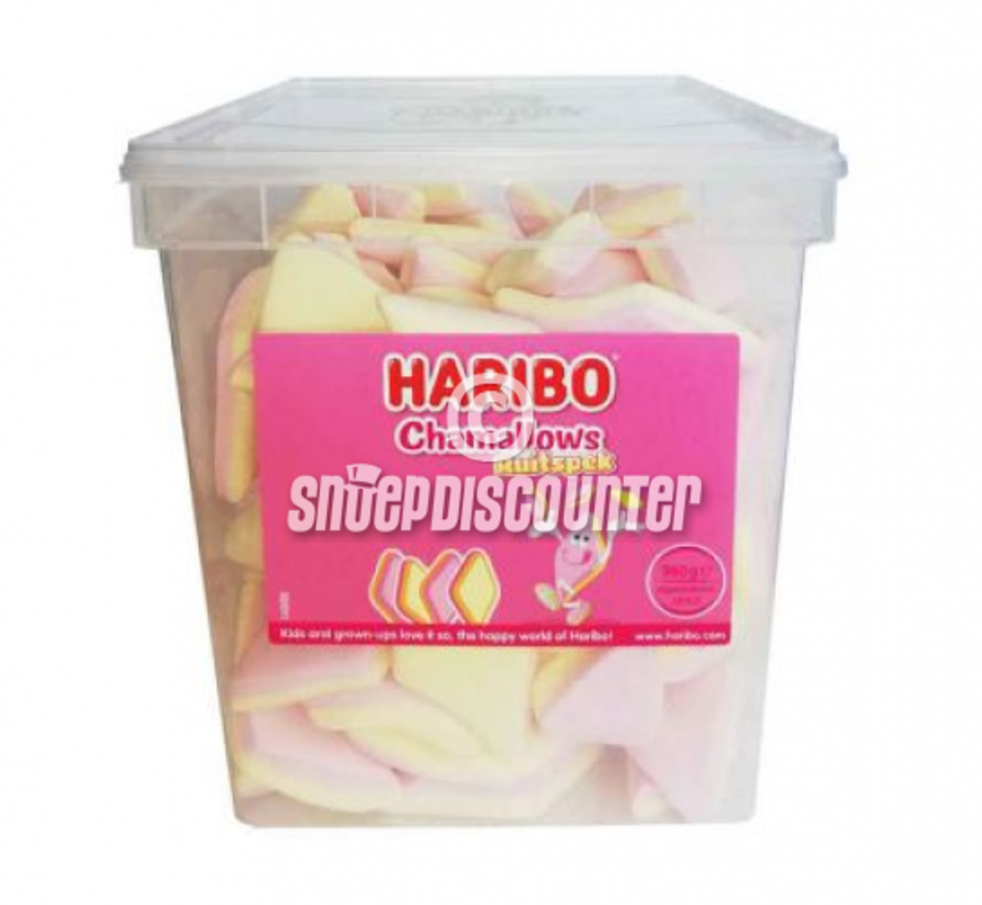 Haribo Chamallows Ruitspek -Silo 120 Stuks