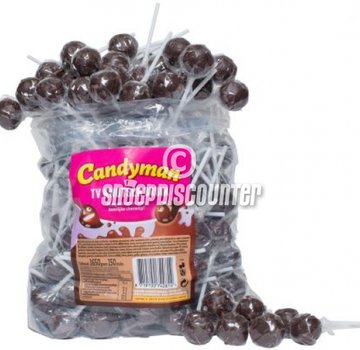 CandyMan Candyman Tv Knotsen Bruin - 150 Stuks