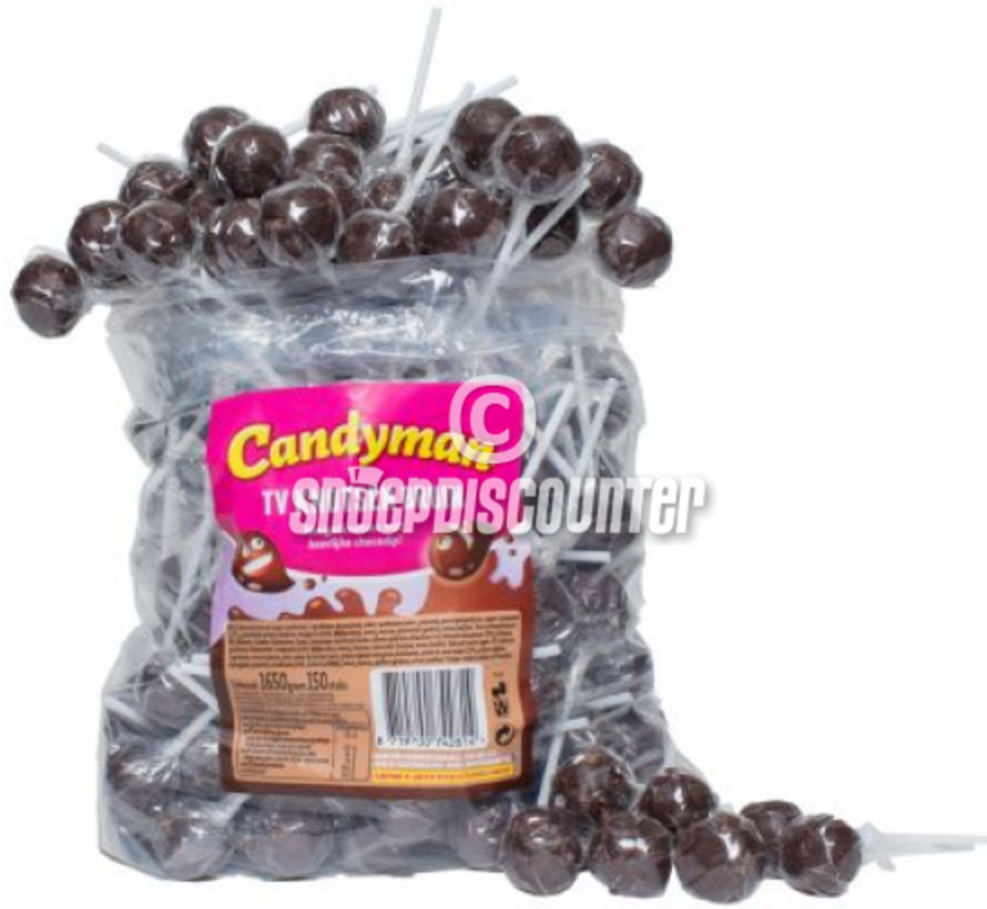 Candyman Tv Knotsen Bruin - 150 Stuks