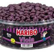 Haribo Paarse Viola Lakritz Dragee  VEGGIE -silo 820 stuks