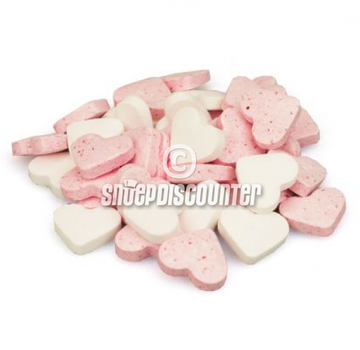 Baby Roze Wit Dextrose Hartjes - 1 Kilo