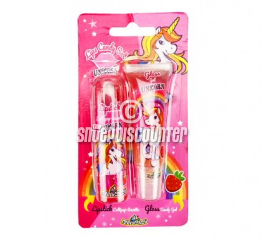 Unicorn Lips Candy SET -Doos 18 stuks