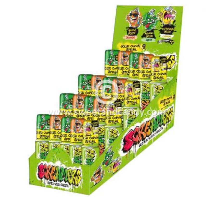 Screamers Candy Spray - Doos 24 stuks