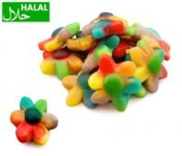 Halal Snoepdiscounter Jelly Rainbow Flowers - 1 kilo