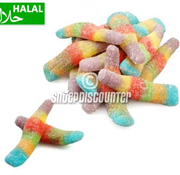 Halal Snoepdiscounter Sour Multicolour Bottles - 1 kilo