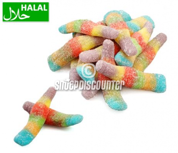 Halal Snoepdiscounter Sour Multicolour Bottles - 1 kilo