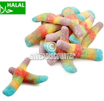 Halal Snoepdiscounter Sour Multicolour Bottles - 1 kilo