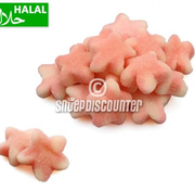 Snoepdiscounter Sugared Pink Twist Stars -1 kilo