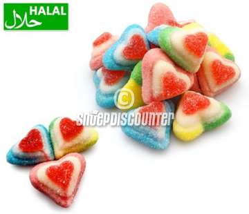 Halal Snoepdiscounter Sugared Heart 3D -1 kilo