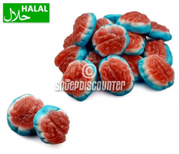 Halal Snoepdiscounter Halloween Jelly Filled Brains -1 kilo