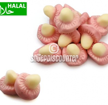 Halal Snoepdiscounter Jelly Mushroom paddenstoel  -1 kilo