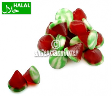 Halal Snoepdiscounter Jelly Strawberry Cones -1 kilo