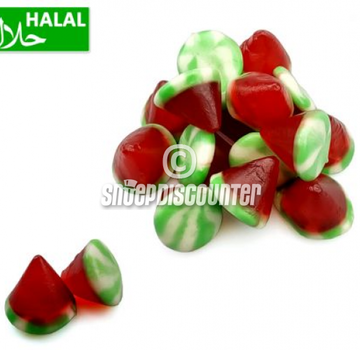 Halal Snoepdiscounter Jelly Strawberry Cones -1 kilo