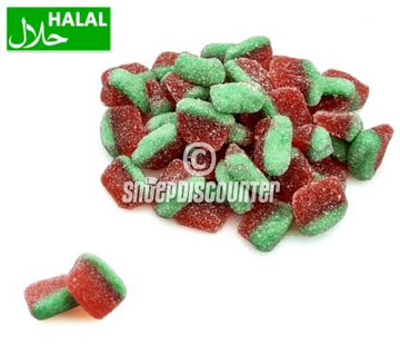 Halal Snoepdiscounter Mini Watermelon Slices - 1 kilo