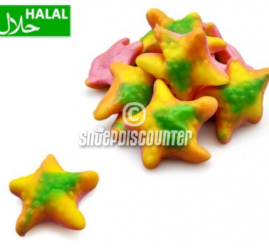 Starfish Mini Zeesterren gekleurd - 1 kilo