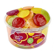 Red Band Winegum Fruit Smiles Groot -Silo 100Stuks
