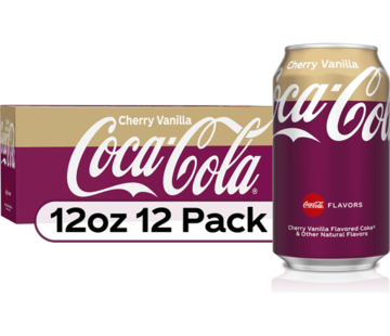 Coca Cola USA Coca Cola Cherry Vanilla USA- Tray 12 stuks