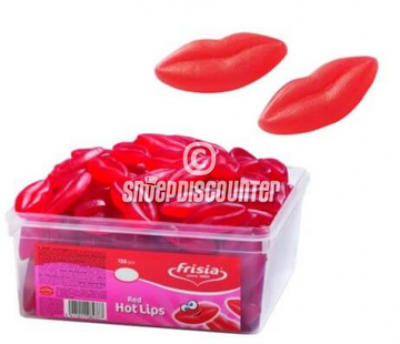 Frisia Hot Lips Winegum Frisia -Silo 150 Stuks Gelatine Vrij