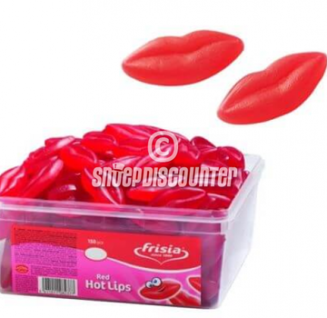 Frisia Valentijn Hot Lips Winegum Frisia -Silo 150 Stuks Gelatine Vrij