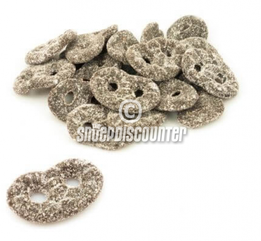 VEGGIE Gesuikerde drop Krakelingen