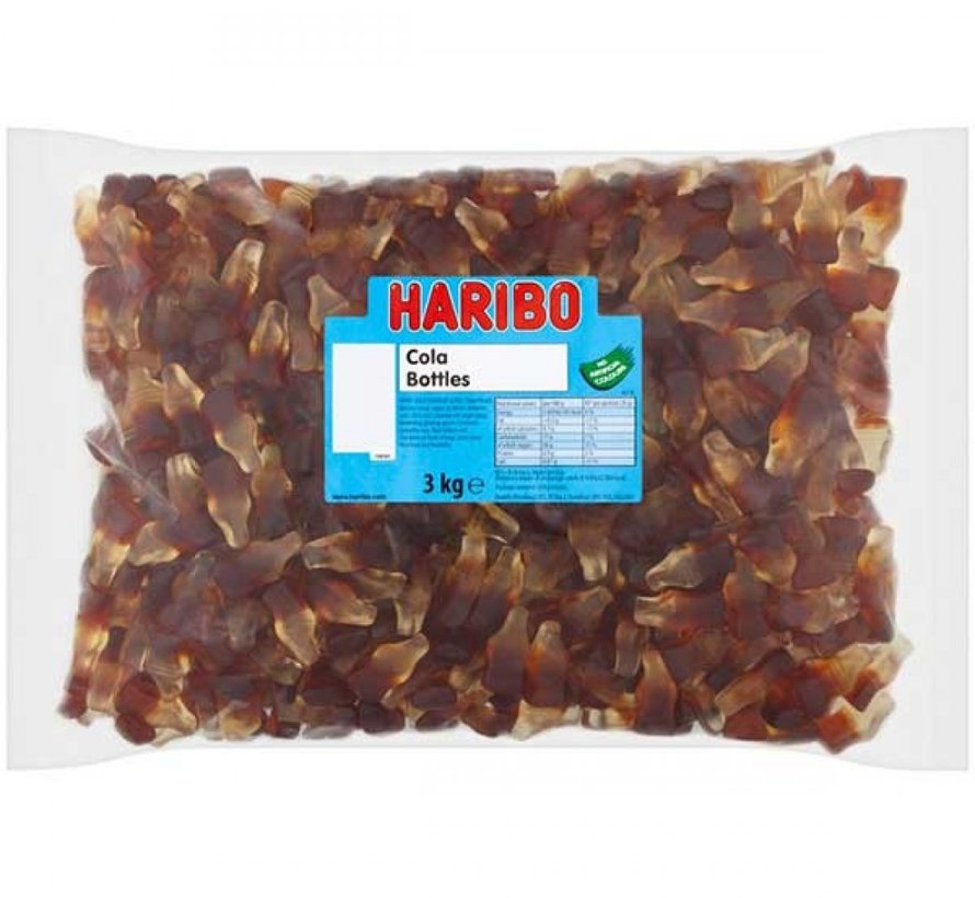 3 kilo BULK Haribo Cola Klein