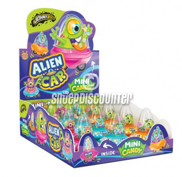 Johnny Bee Alien Car Candy -Doos 12 stuks