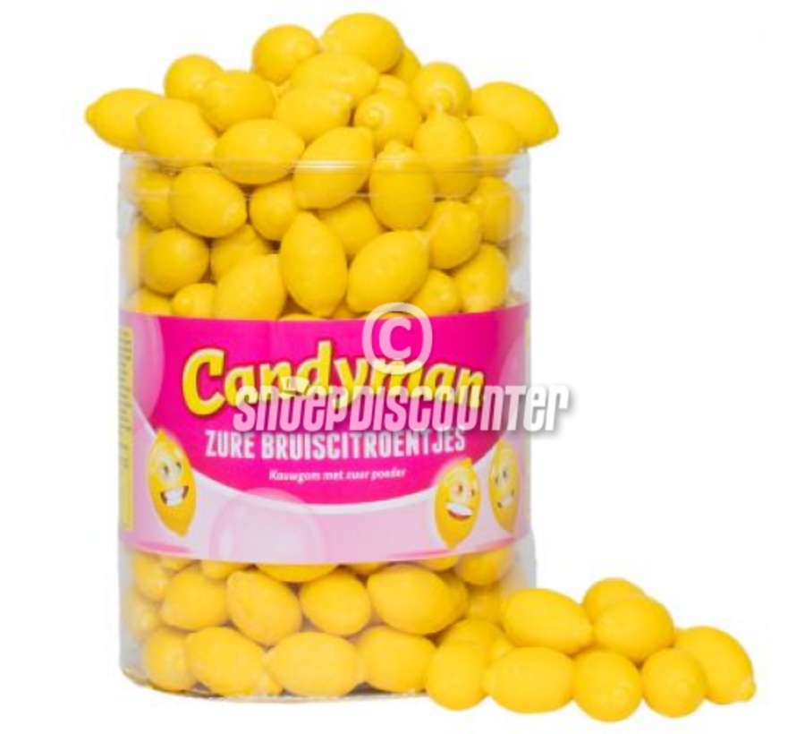 Zure Bruis Citroentjes Kauwgom - silo 200 Stuks